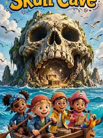The Battle at Skull Cave, a pirate kids book