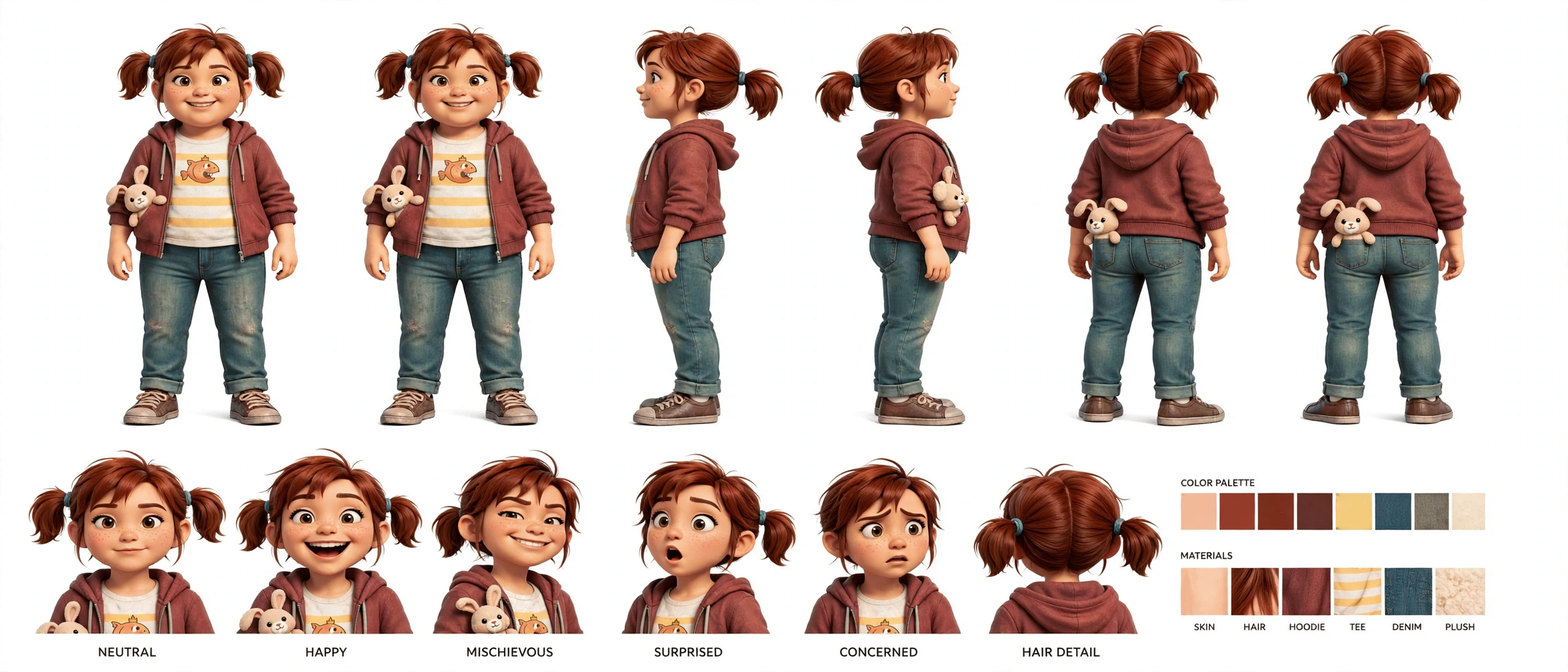 Marty character reference sheet